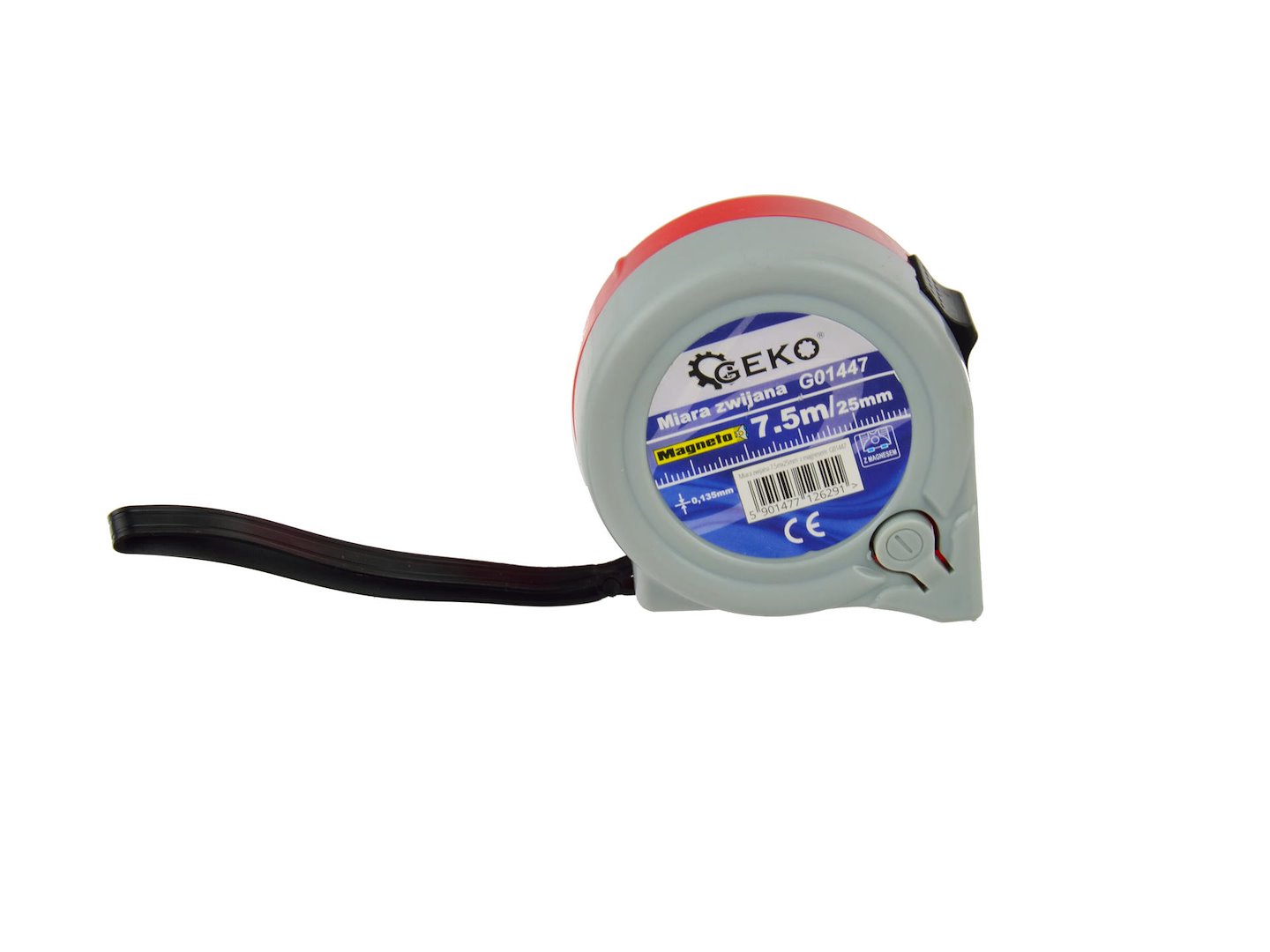 Svinovací metr 7,5 m x 25 mm s magnetem Geko 8