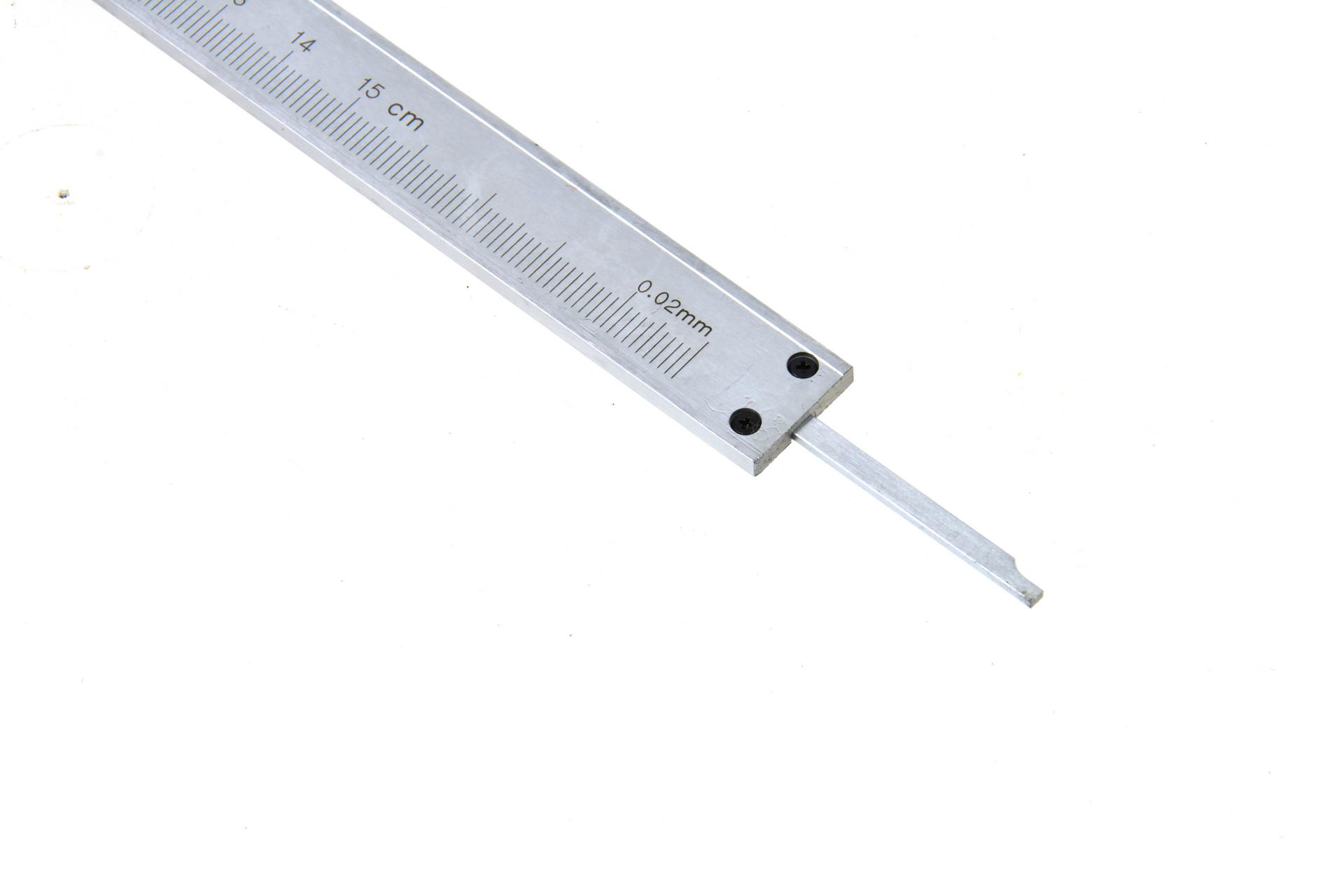 Posuvné měřítko 150 mm × 0,02 mm Geko – automatická aretace, dřevěná rukojeť 5