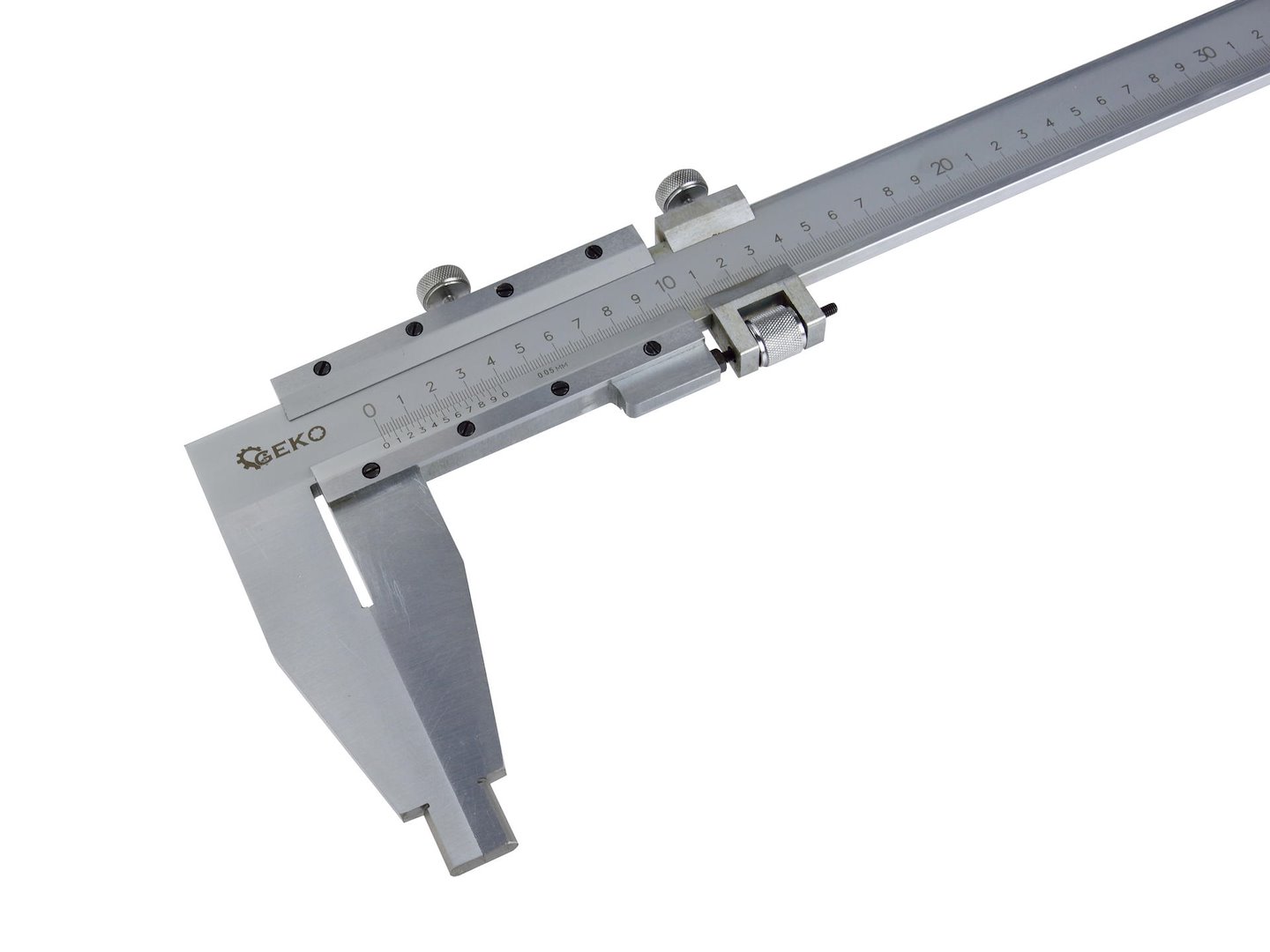 Posuvné měřítko Geko – detail posuvného mechanismu