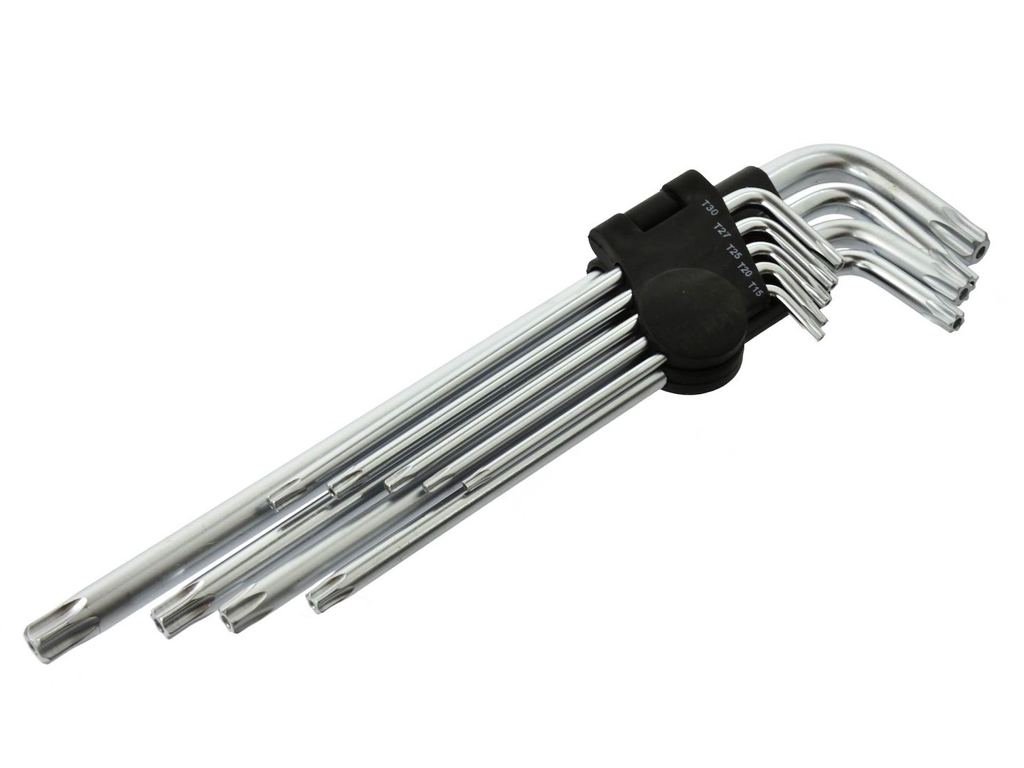 Sada klíčů Torx T15–T55 GEKO – detail profilů Torx