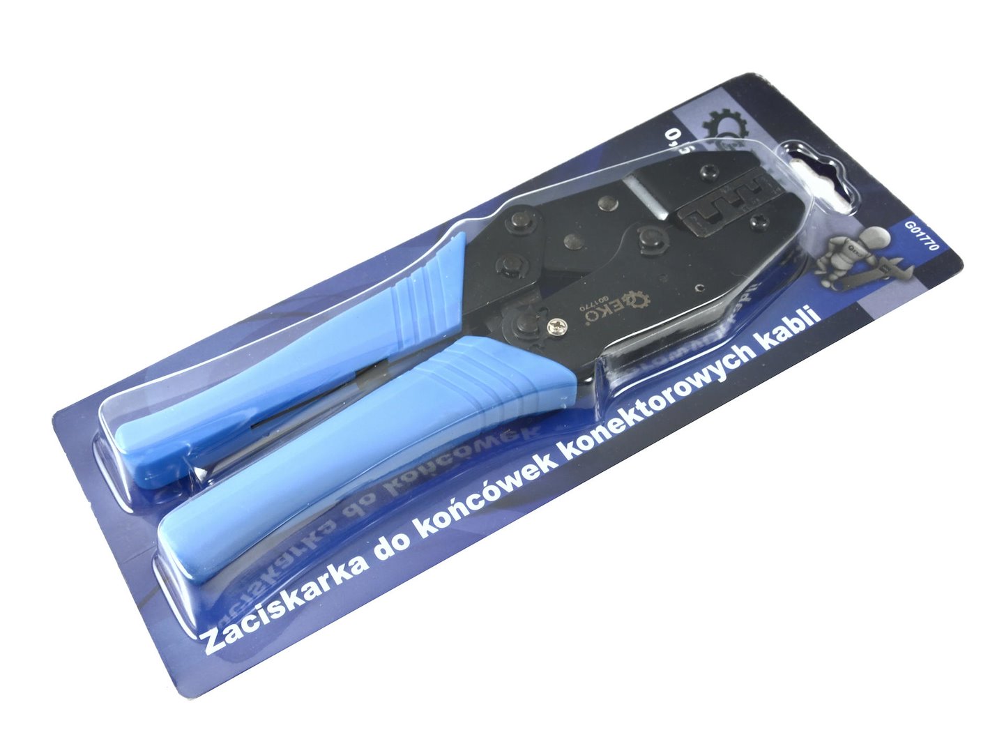 Krimpovací kleště na koncovky kabelů 0,5–6 mm – Geko 5