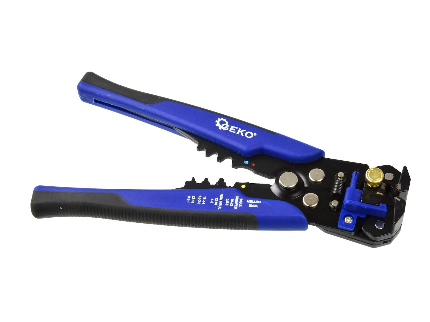 Multifunkční odizolovač kabelů Geko 0,2–6 mm – celkový pohled