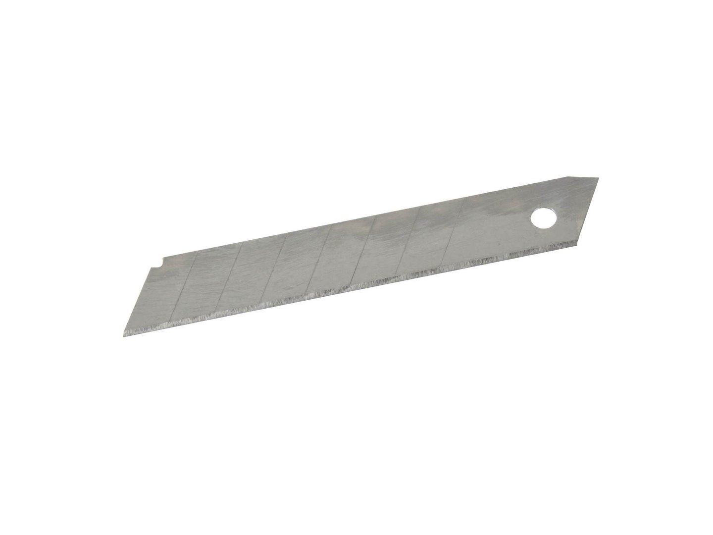 Čepele pro nože 18 mm × 0,4 mm 10 ks – detail ostří čepele