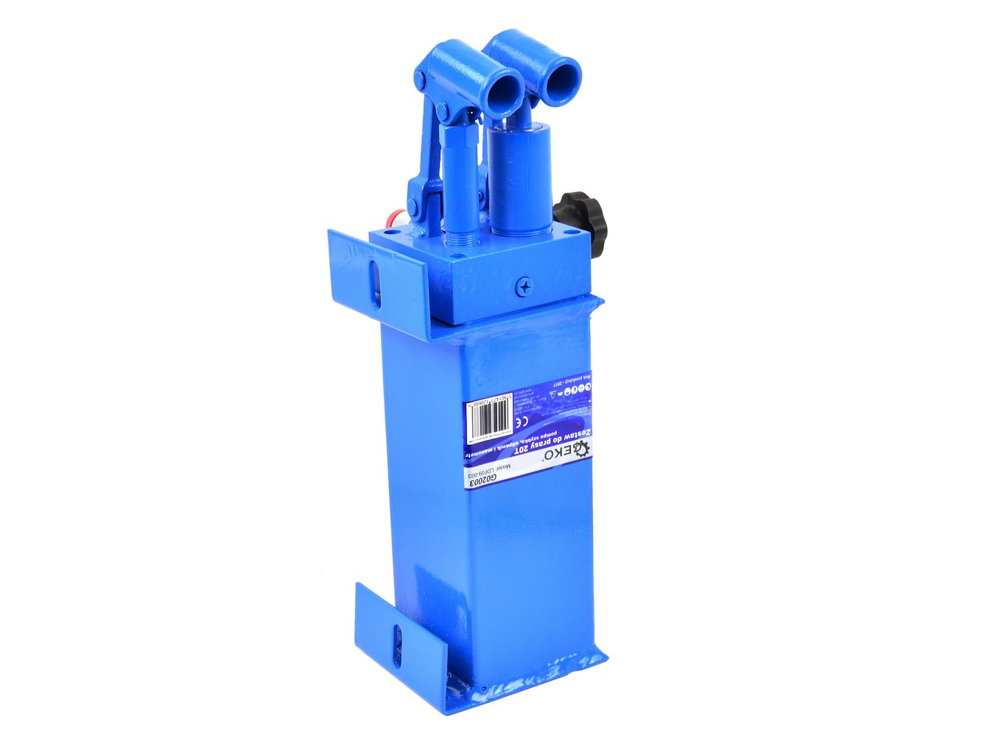 Sada pro hydraulický lis 20T – rychlá pumpa, pístový motor, manometr | Geko 5