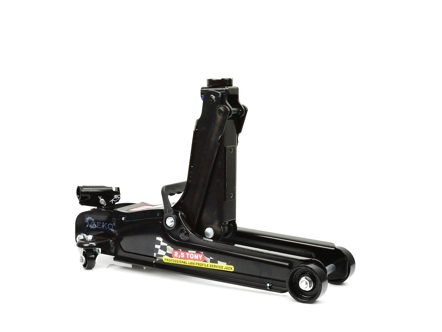 Hydraulický zvedák Geko 2,5 t – otočná hlava detail