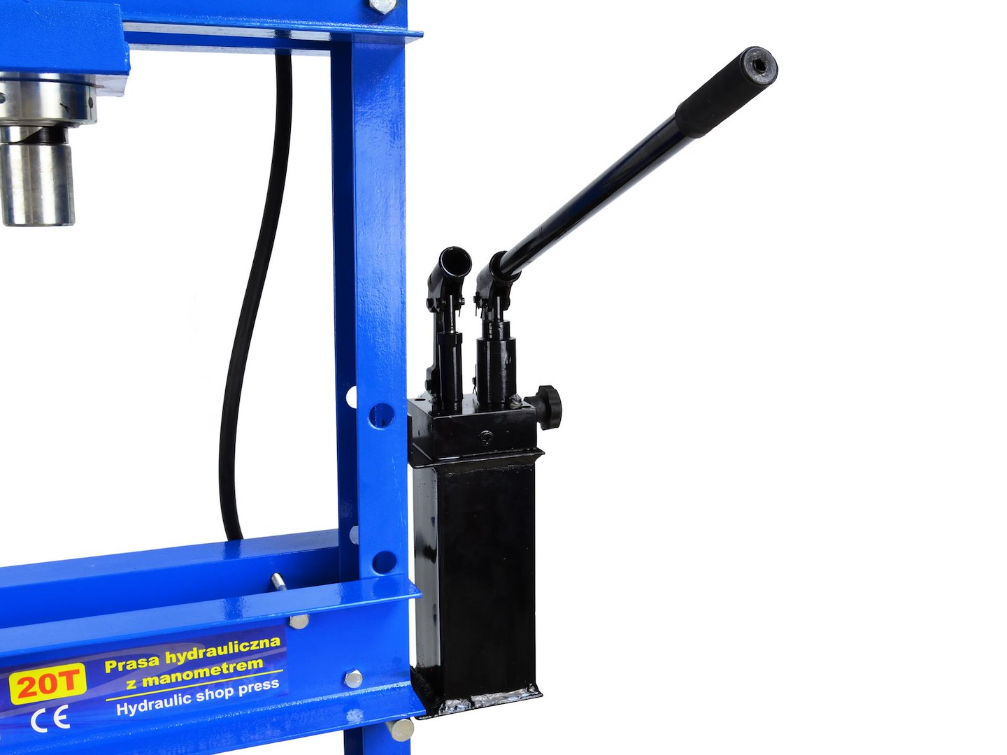 Hydraulický lis 20T s manometrem a dvoustupňovým čerpadlem (1) 4