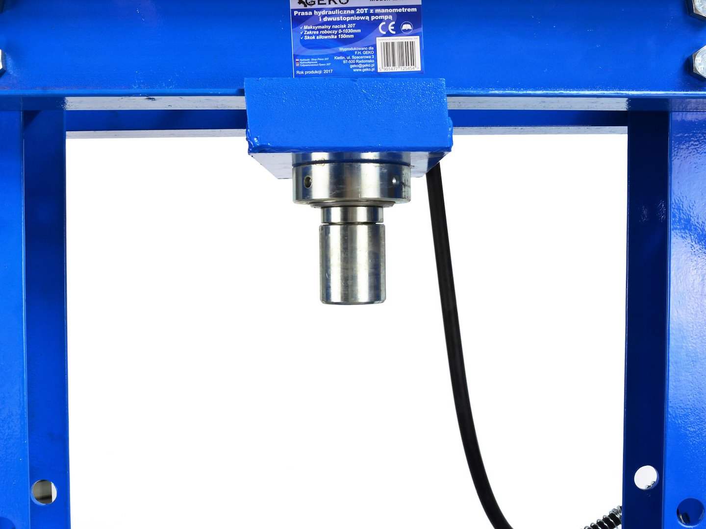 Hydraulický lis 20T s manometrem a dvoustupňovým čerpadlem (1) 5