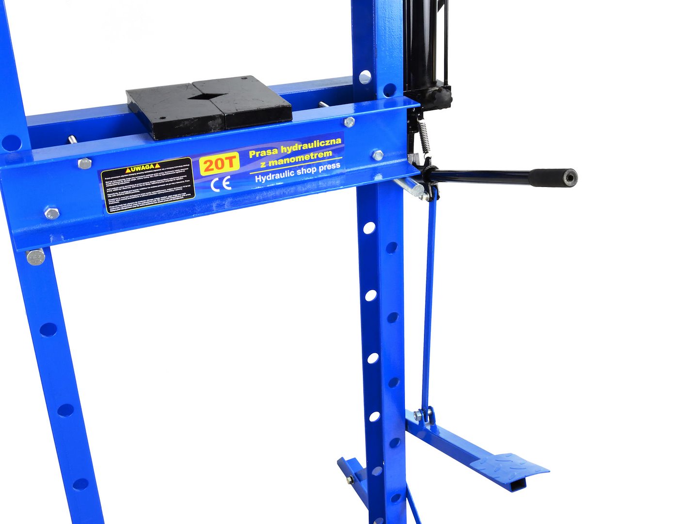 Hydraulický lis 20T s manometrem a nožní pumpou(1) 4