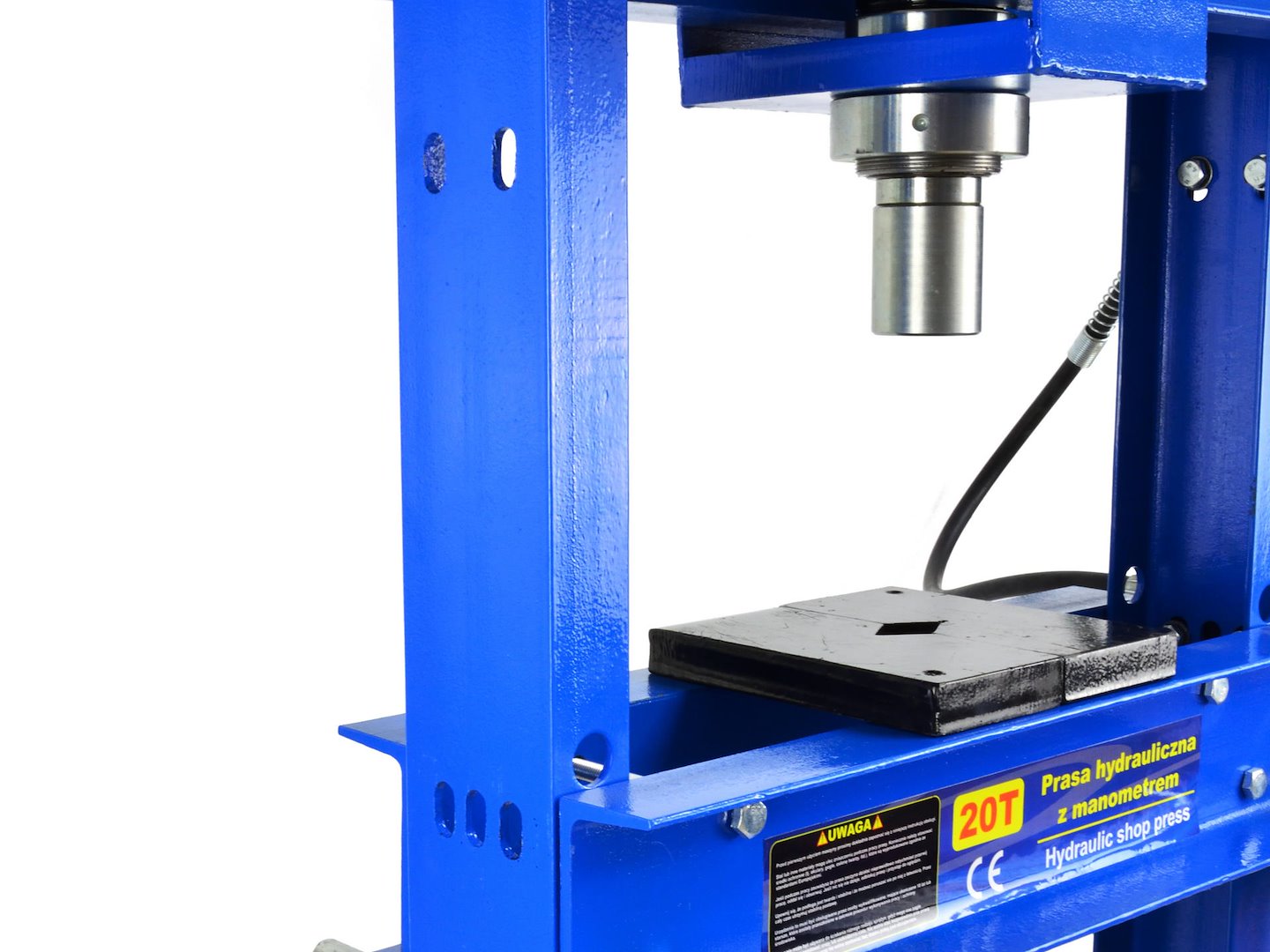 Hydraulický lis 20T s manometrem a nožní pumpou(1) 7