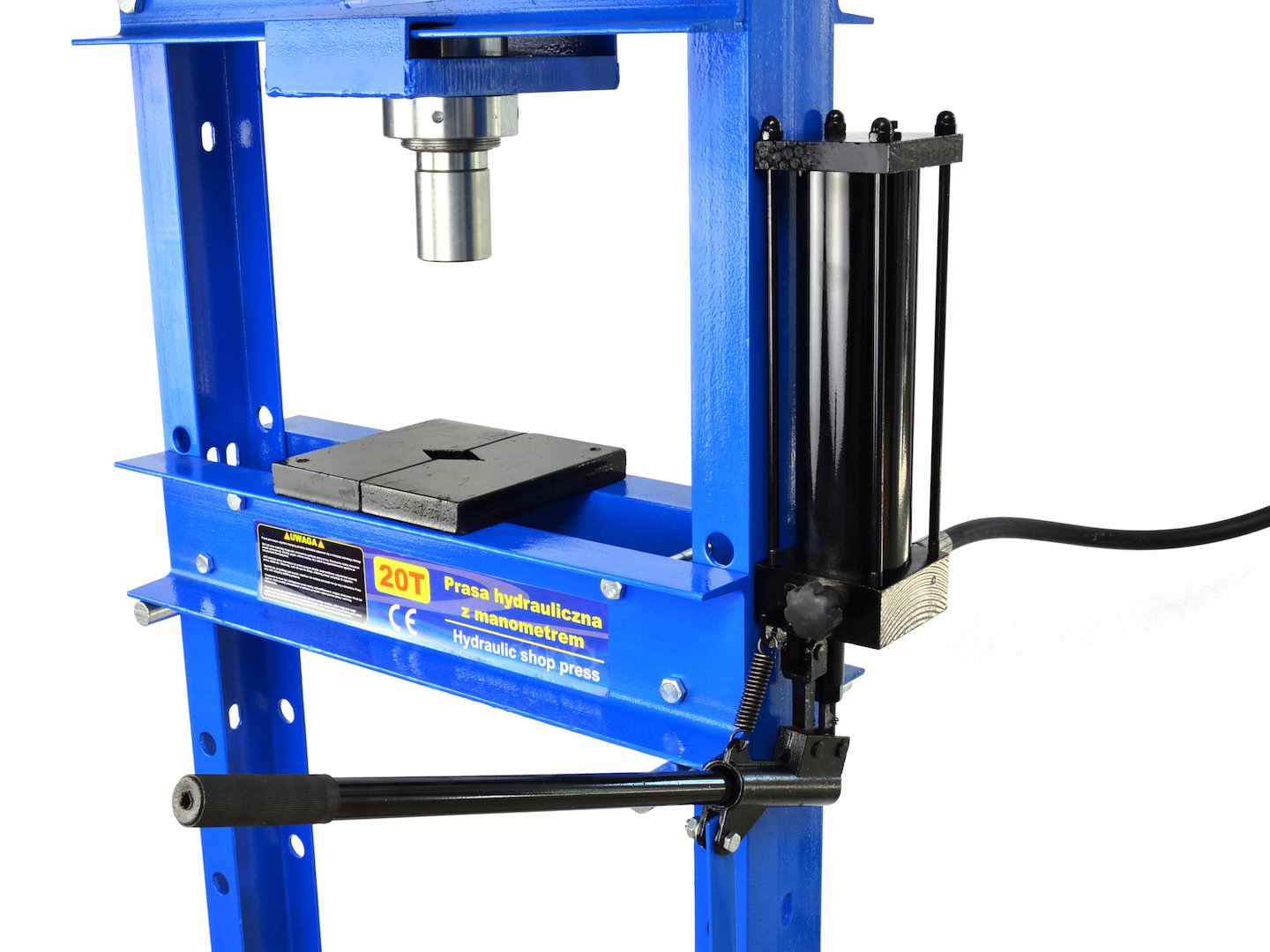 Hydraulický lis 20T s manometrem a nožní pumpou(1) 8