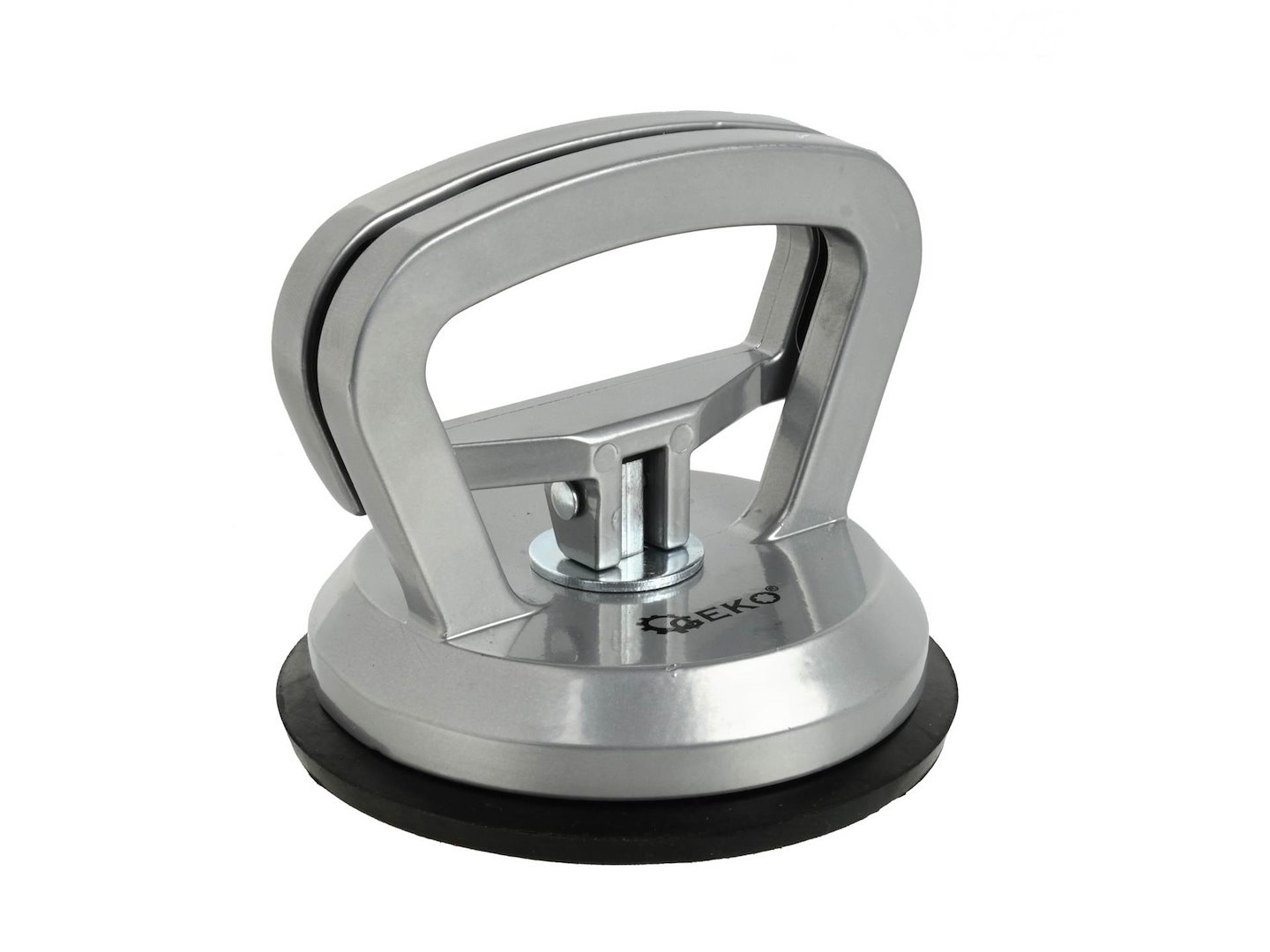 Držák-přísavka na sklo 1x115 mm hliník Geko – detail přísavky