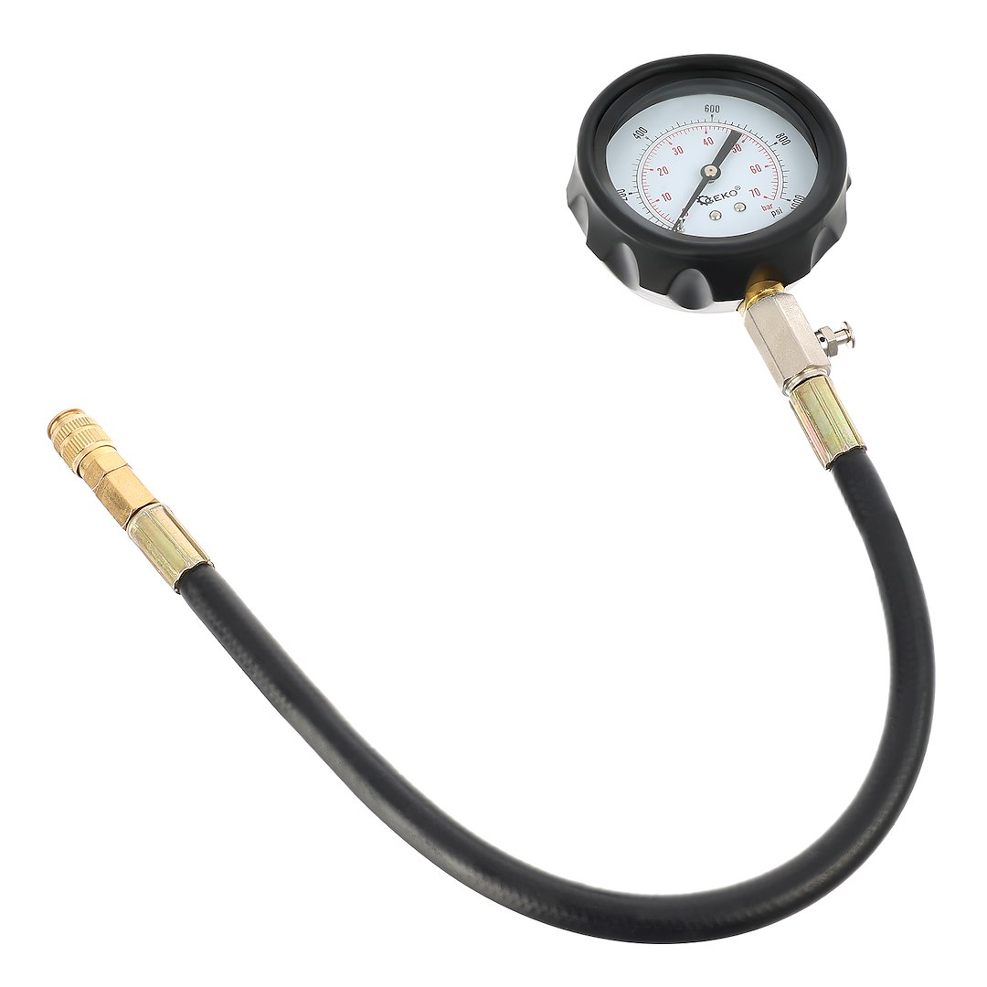Tester kompresního tlaku Geko G02515 – adaptéry pro různé motory