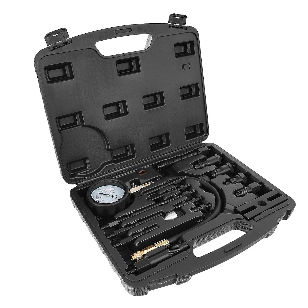 Tester kompresního tlaku Geko G02515 – připojení adaptéru k motoru