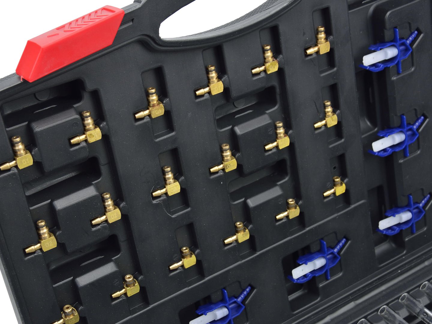 Tester vstřikovačů Common Rail Geko G02655 – detail konektoru Bosch