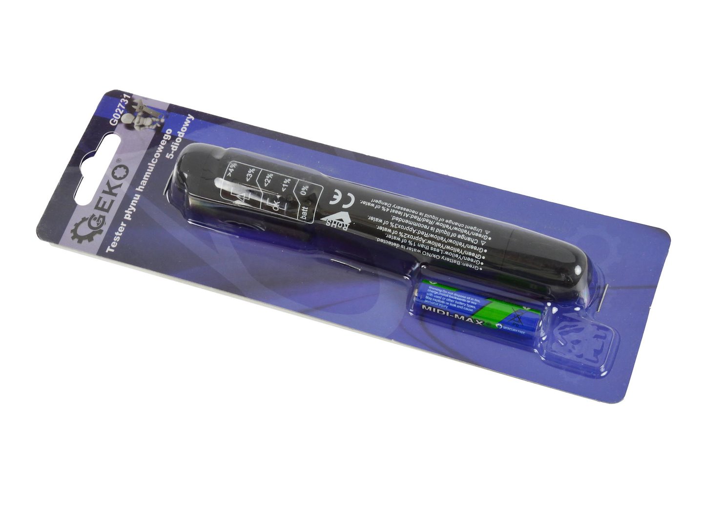 Tester brzdové kapaliny Geko G02731 – použití v praxi