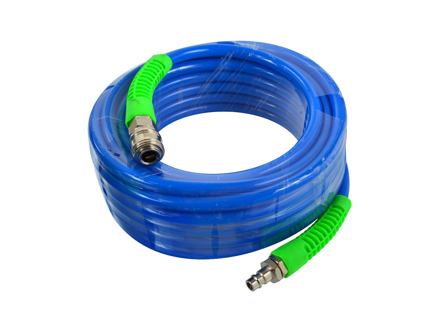 Pneumatická hadice s výztuží PU 10 m 12 mm × 8 mm modrá Geko – celkový pohled