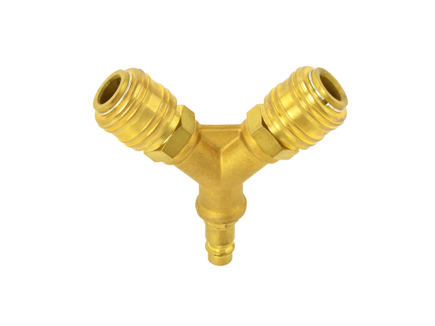 Pneumatický rozdělovač-trojník s přípojkami 1/2" (100) 1