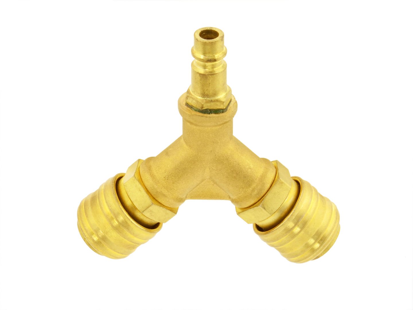 Pneumatický rozdělovač-trojník s přípojkami 1/2" (100) 2
