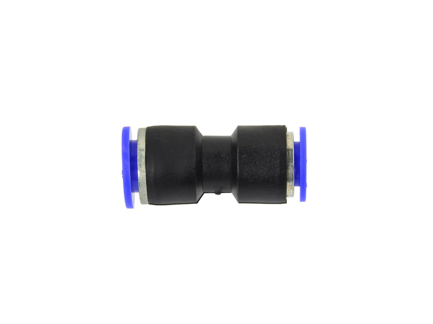 Automatická spojka hadice PU/PE redukce fi 6–4 mm – pohled na spojku