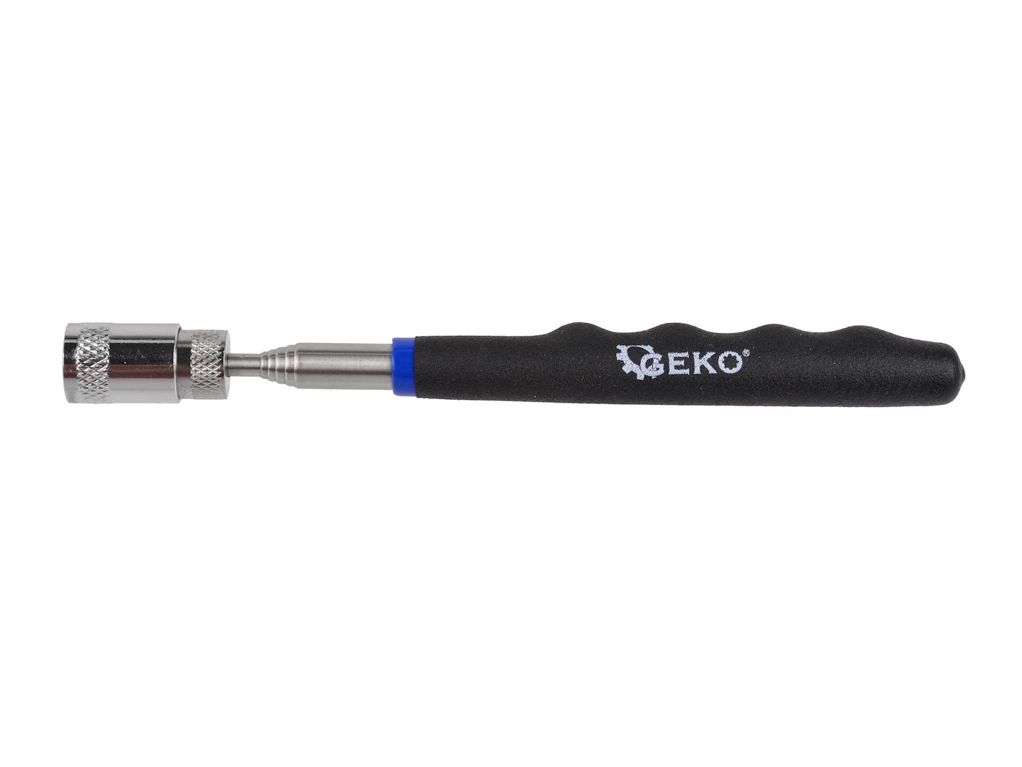 Teleskopický magnetický držák Geko – detail LED svítilny