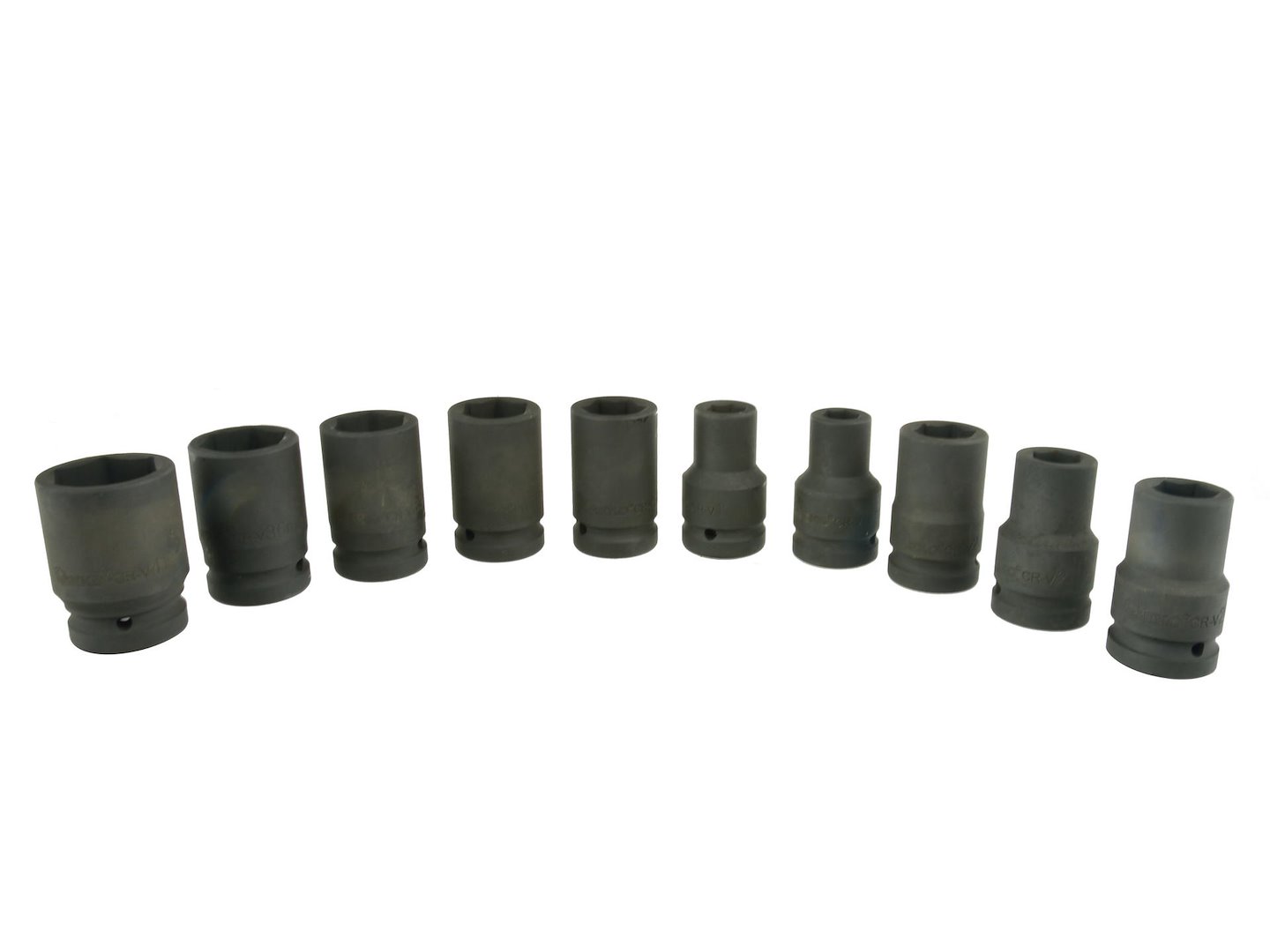 Sada nástrčných klíčů 1" Geko – 10 ks, rozsah 17–41 mm 4