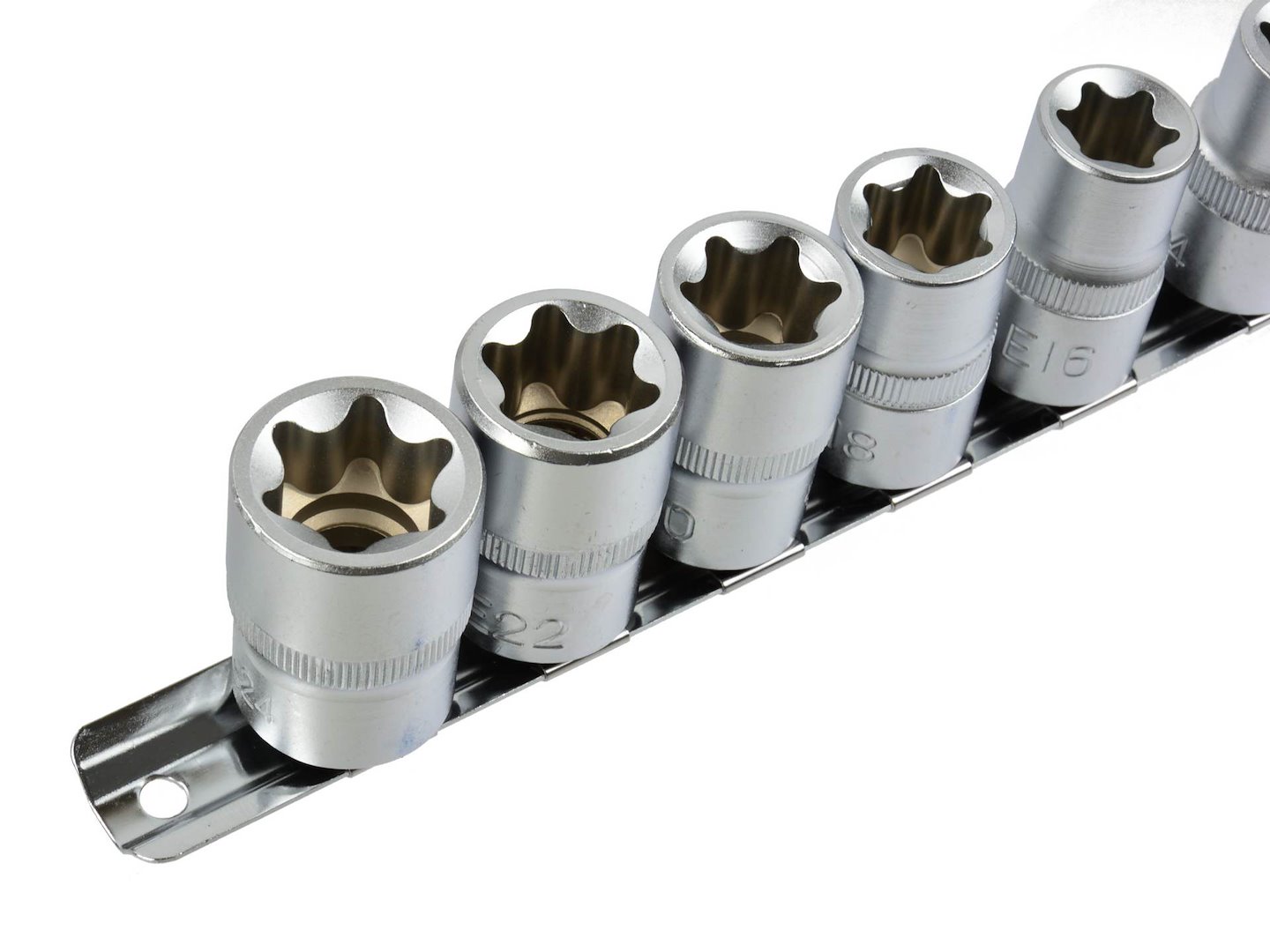 Sada 10 ks torx klíčů E10–E24 1/2