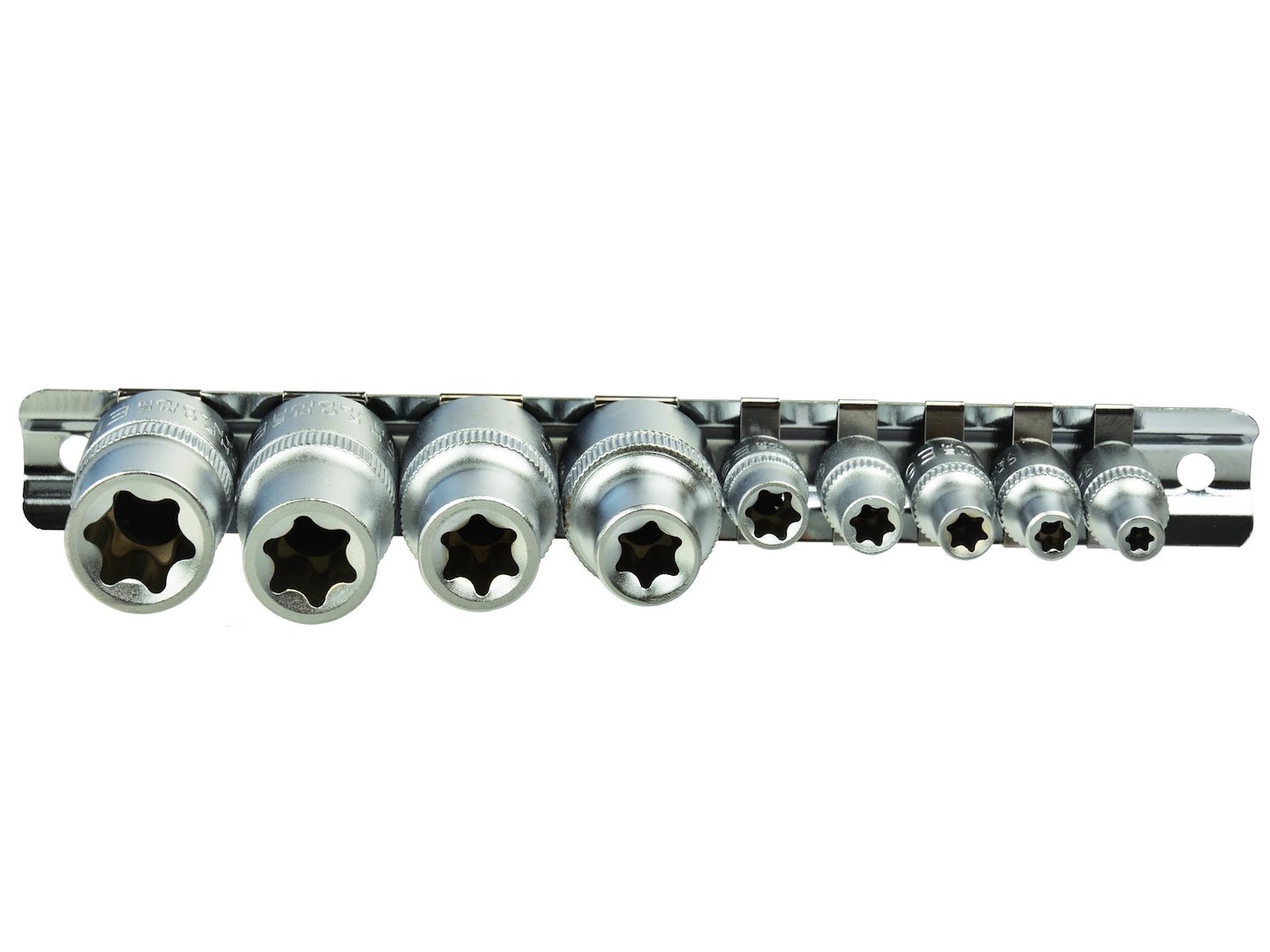 Sada Torx klíčů Geko – detail Torx profilu klíče
