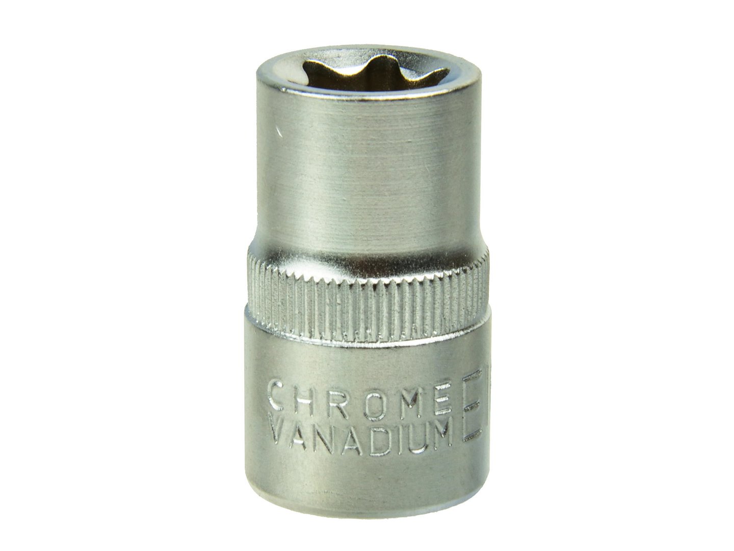 9 ks sada Torx klíčů E4–E16, 1/4" a 1/2" na liště – Geko 4