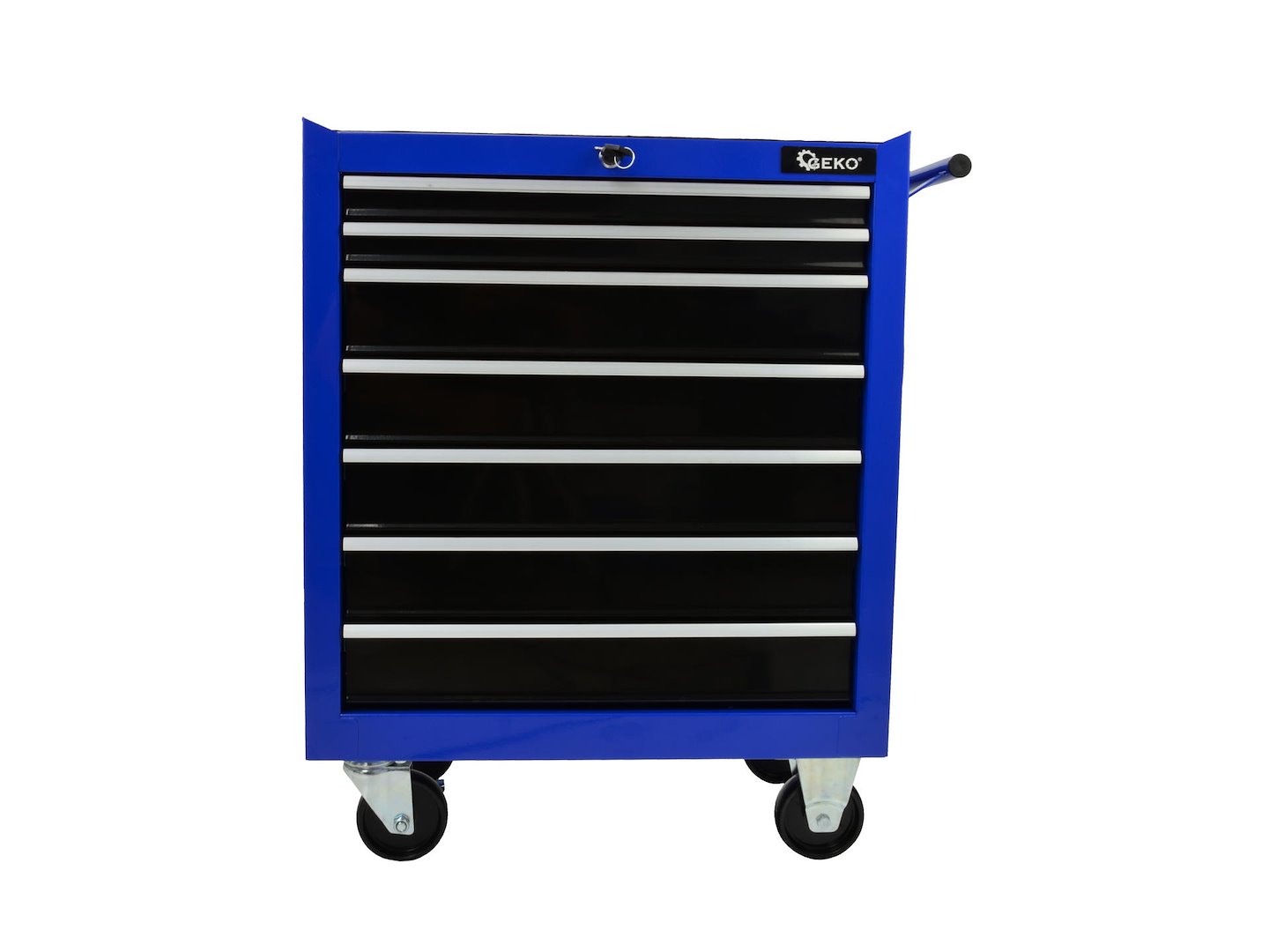 Dílenská skříň Geko G10806 – detail zásuvek
