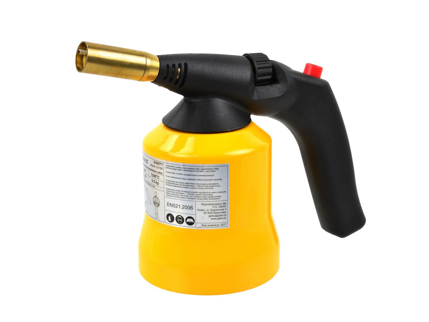 Pájecí lampa Geko G20071 – celkový pohled