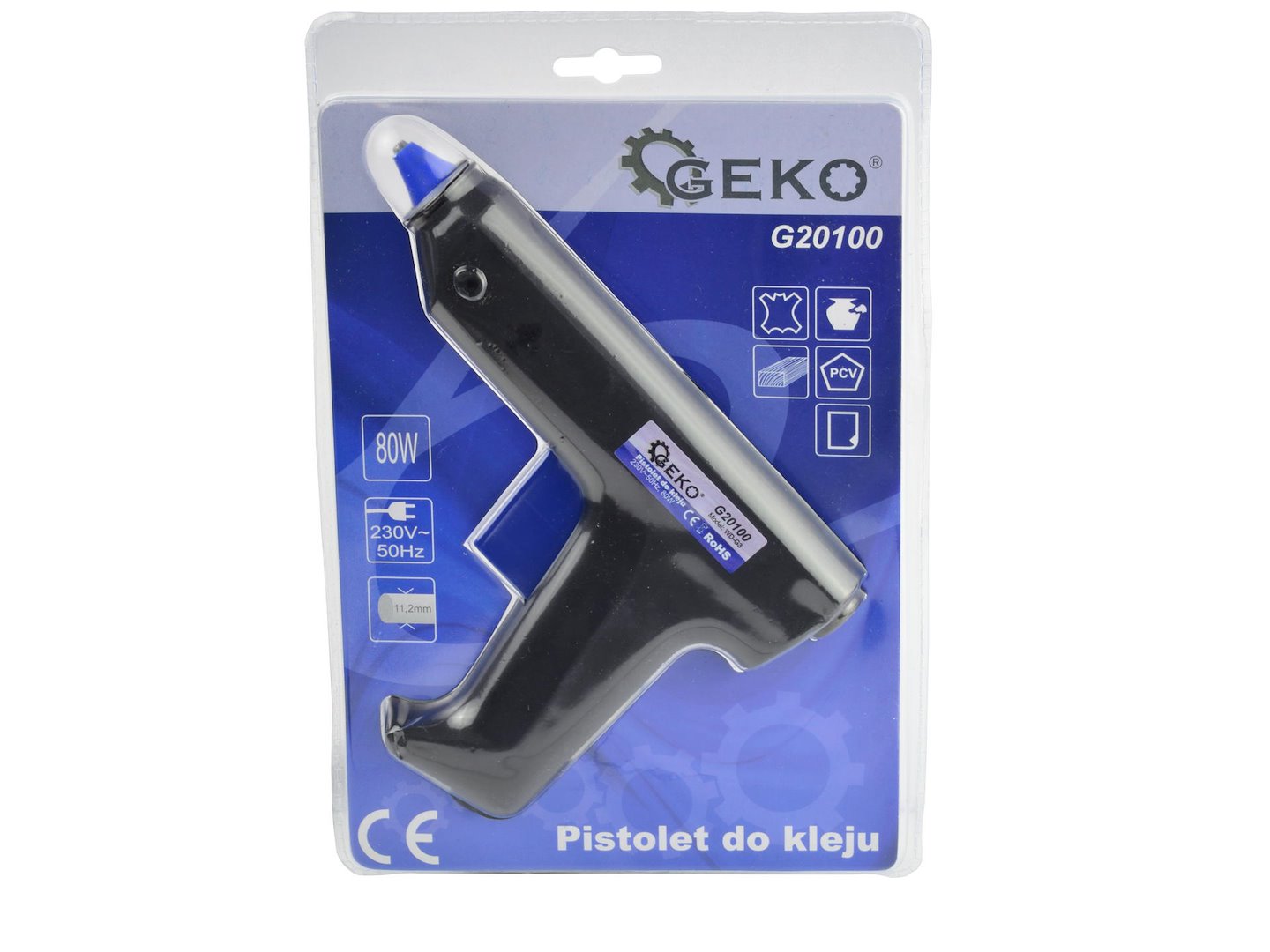Lepicí pistole 80 W – 11,2 mm (Geko G20100) 4