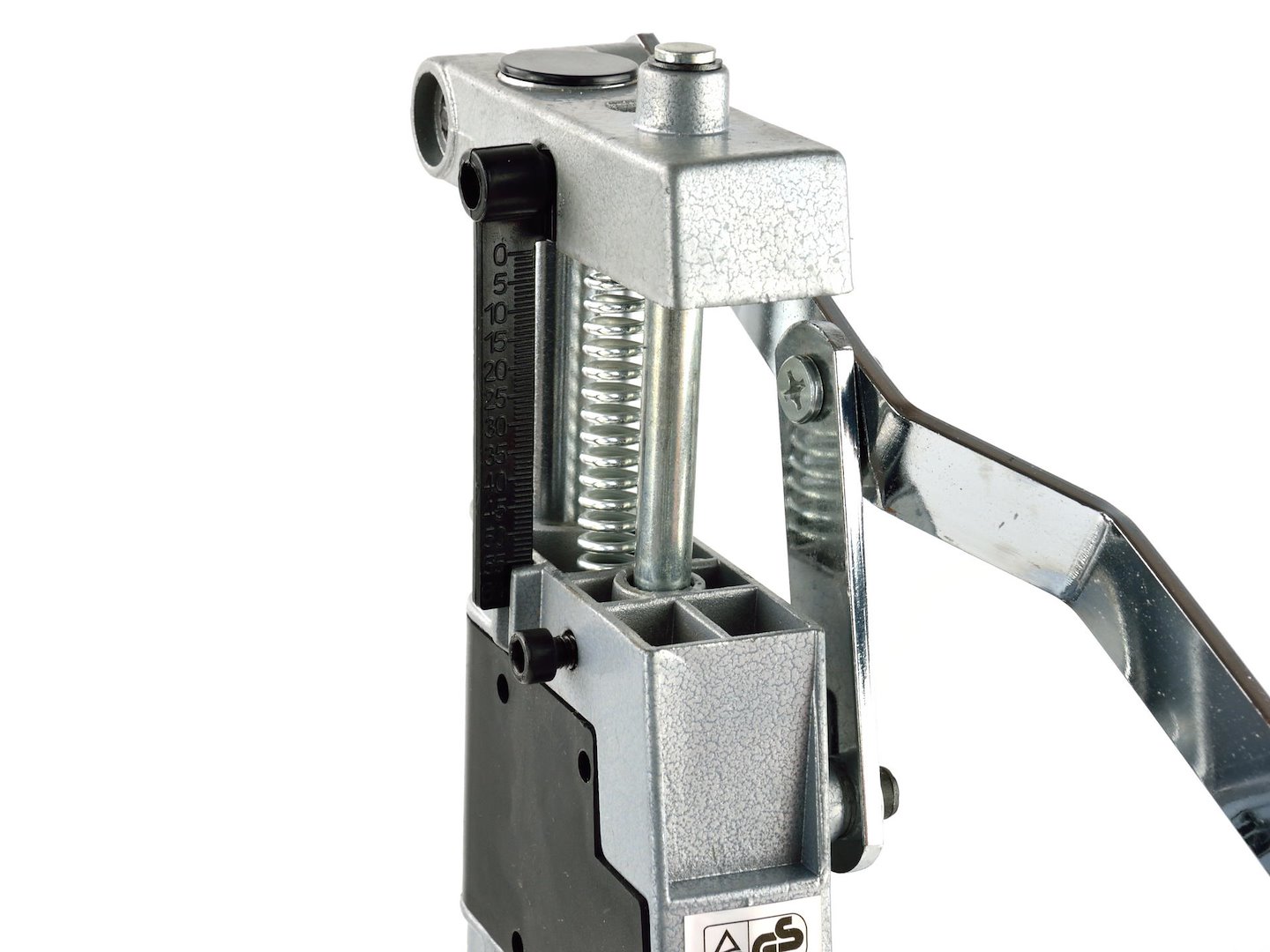 Stativ pro vrtačku Geko G30120 – univerzální, hliníkový, reg. hloubka vrtání 0–60 mm 5