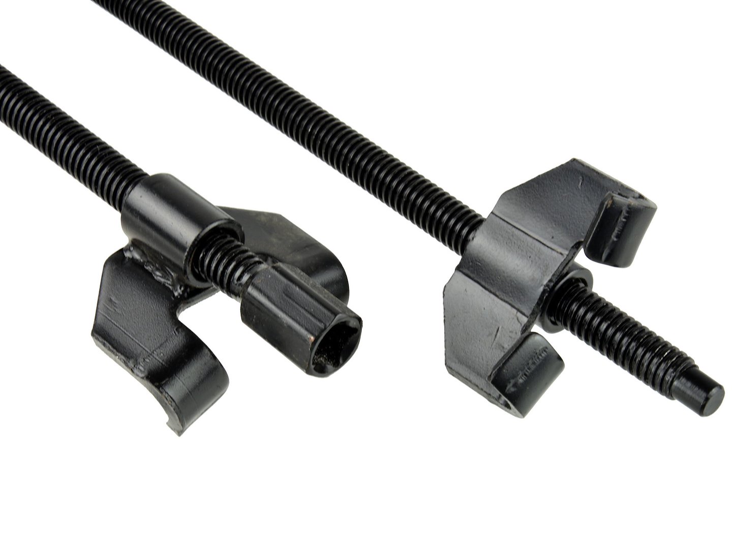 Stahovač pružin zavěšení 380 mm Geko – detail závitu a matice