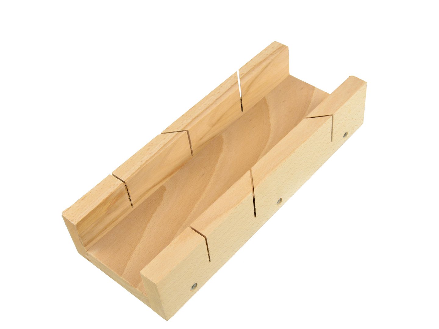 Dřevěná úkosová skříňka Geko 30,5 × 12 cm – pohled zepředu