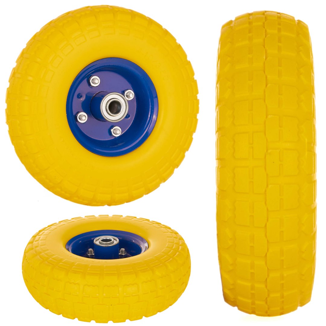 Kolo pro vozík 3,50-4 PU/plné/(10) 2