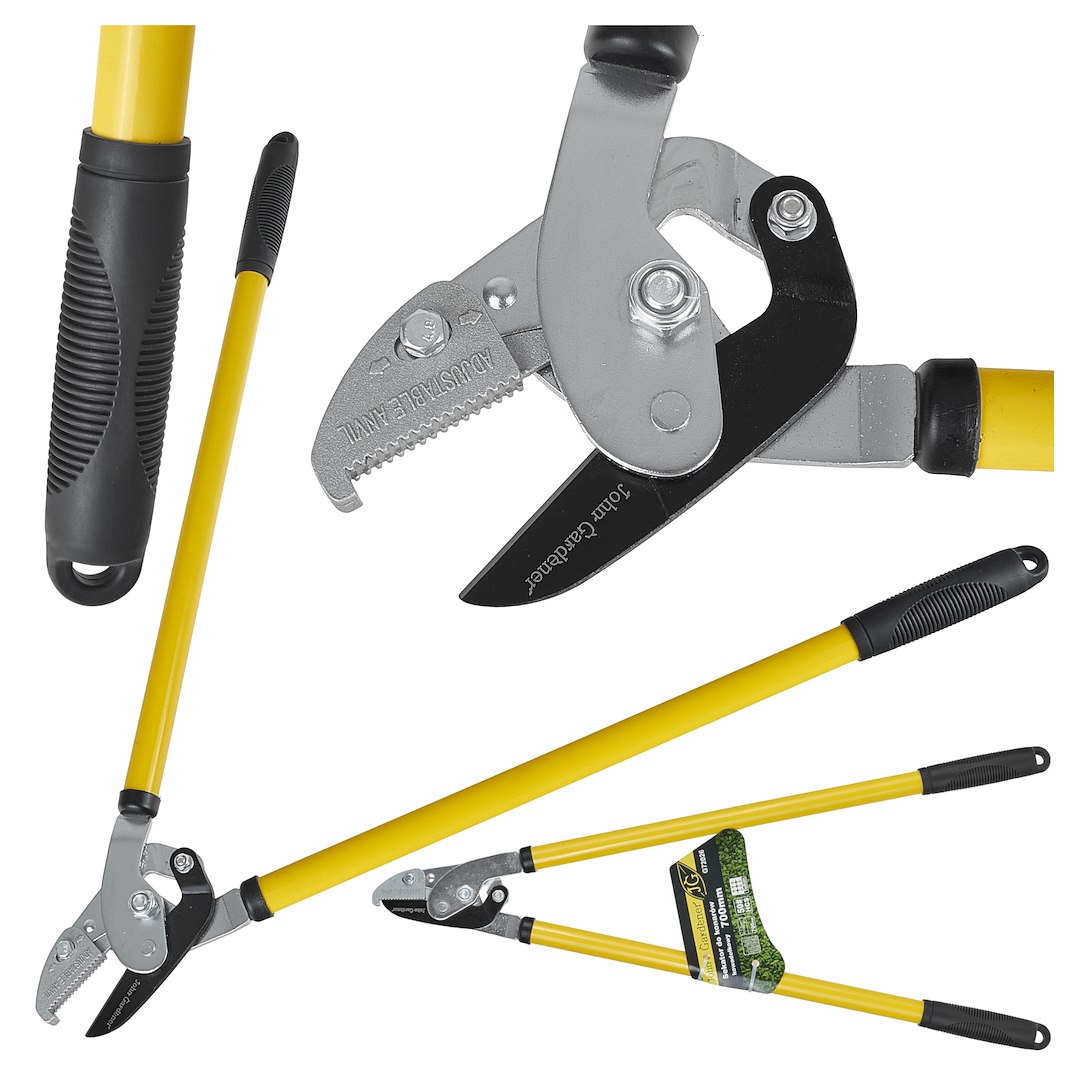 Nůžky na větve 700 mm kovadlinové GEKO – celkový pohled