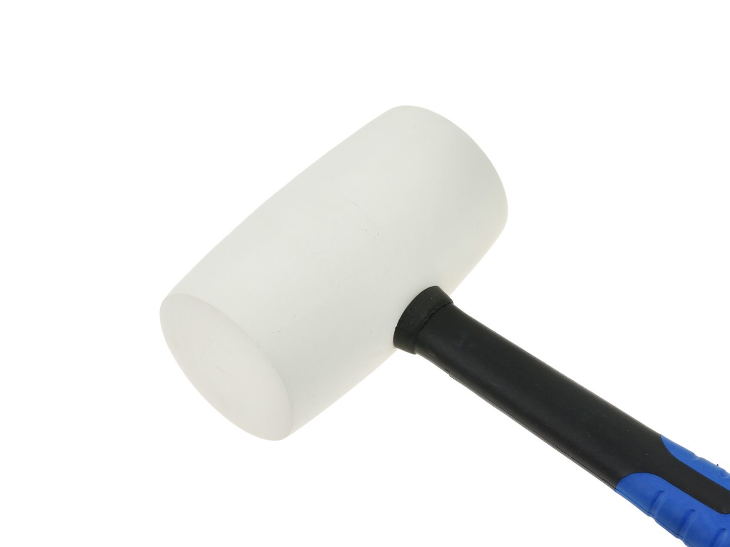 Gumové kladivo Geko Premium – fiberglass rukojeť detail