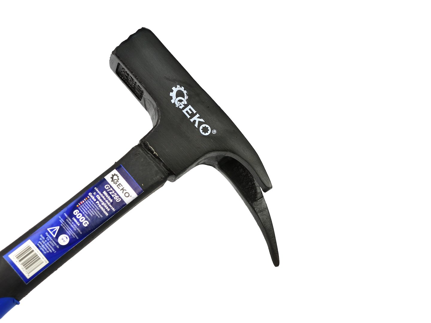 Kladivo pro pokrývače 600 g Geko Premium – fiber rukojeť 5