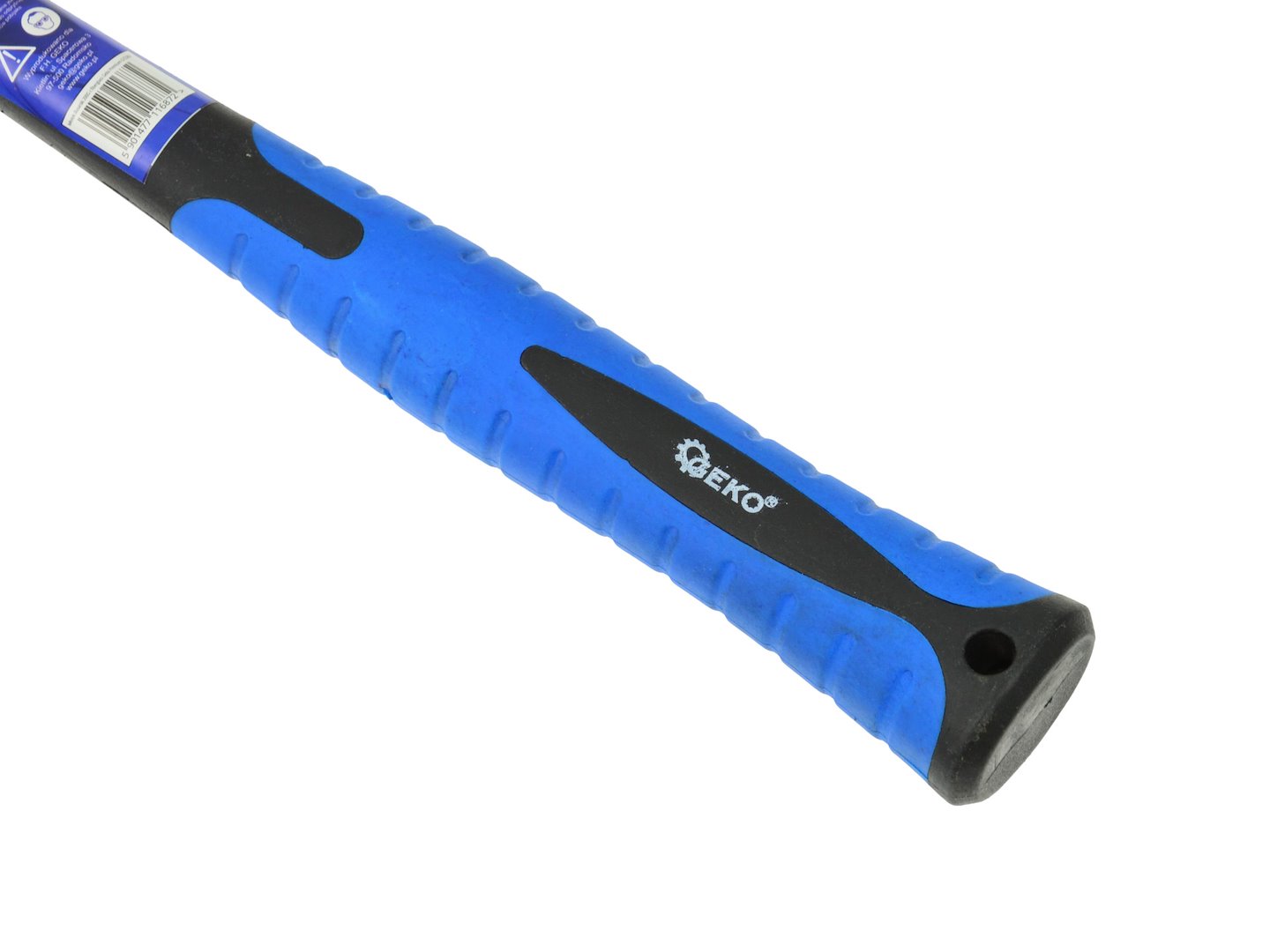 Kovářské kladivo 200 g Geko Premium – detail ocelové hlavy
