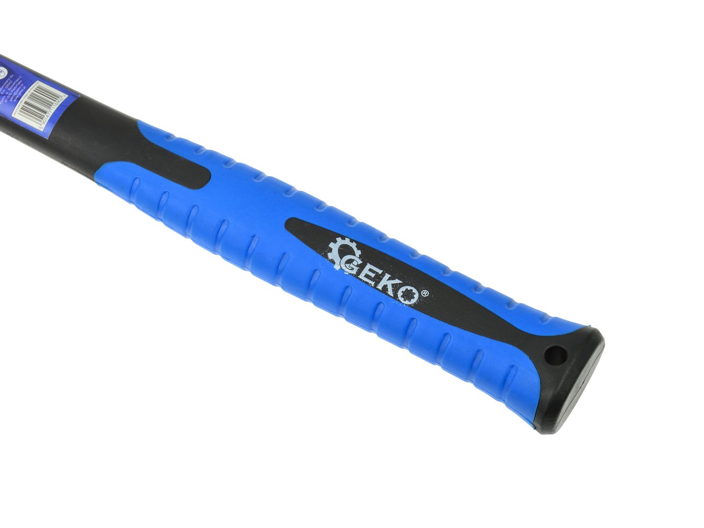 Kovářské kladivo 1000g Fiberglass TPR Geko Premium — detail TPR rukojeti