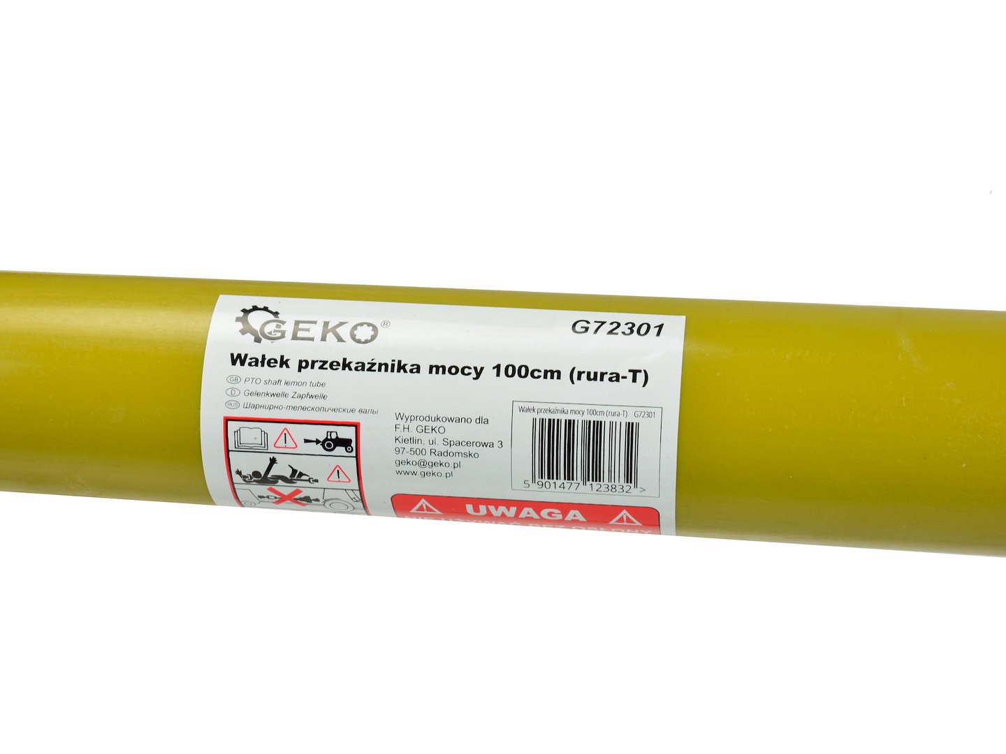 Hřídel pro přenos výkonu 100 cm T-trubka Geko – detail T-trubkového připojení