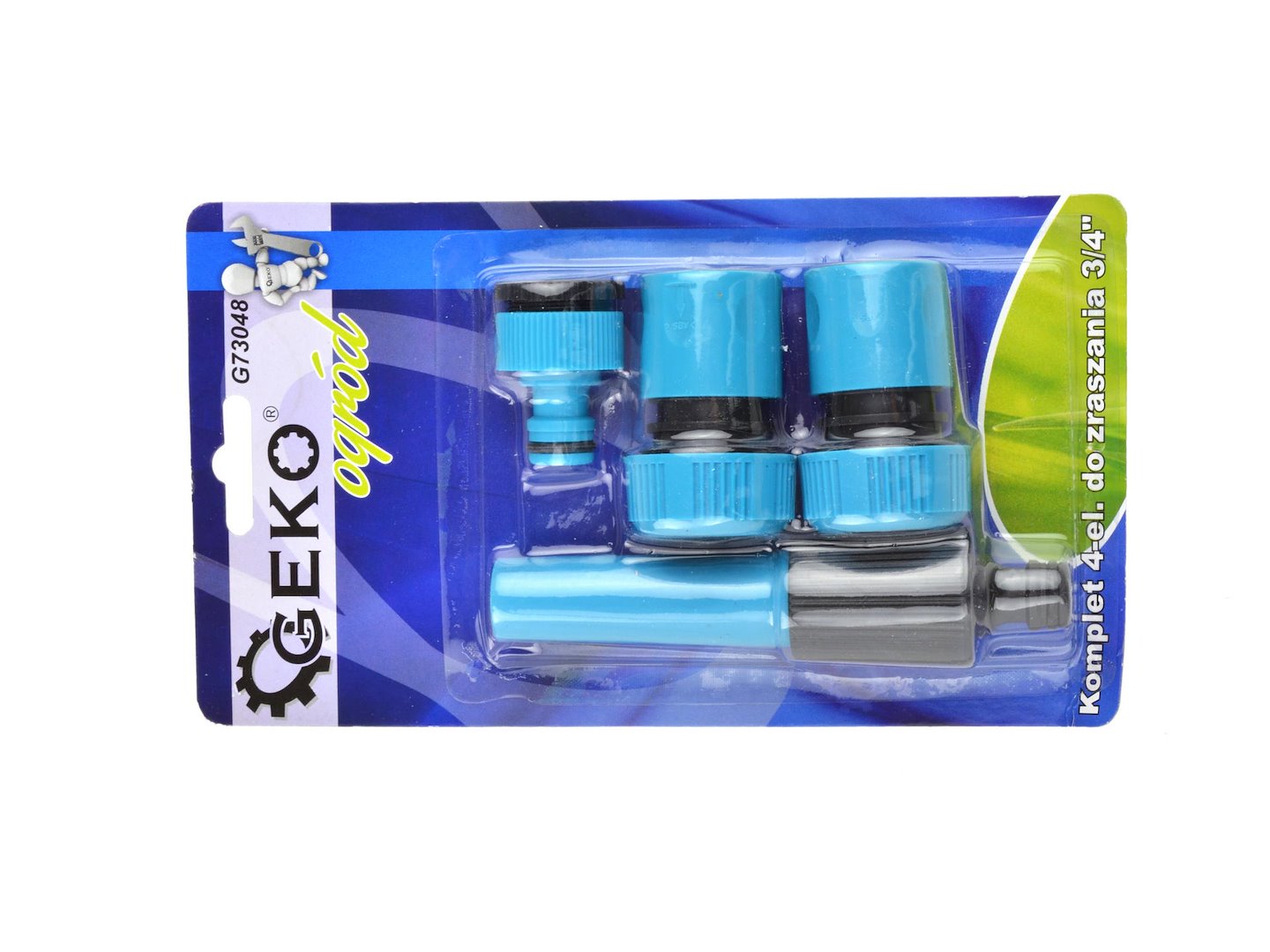 Sada 4 ks 3/4" pro zavlažování – blistr BLUE LINE | Geko 6