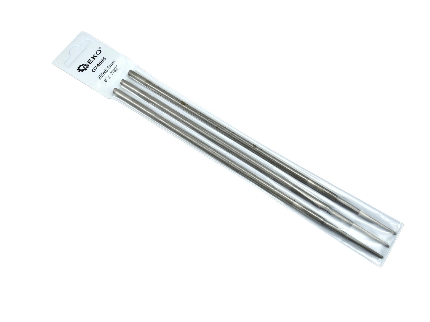 Kruhový pilník 5,5 mm Geko – detail pilníku a povrchu