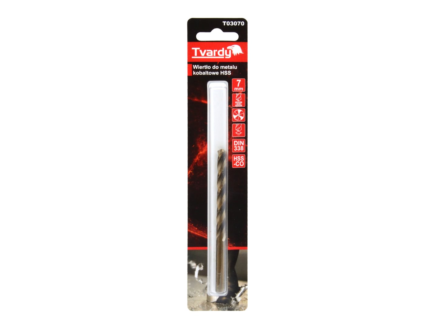 Kobaltový vrták do kovu HSS M35 7 mm – Geko 4