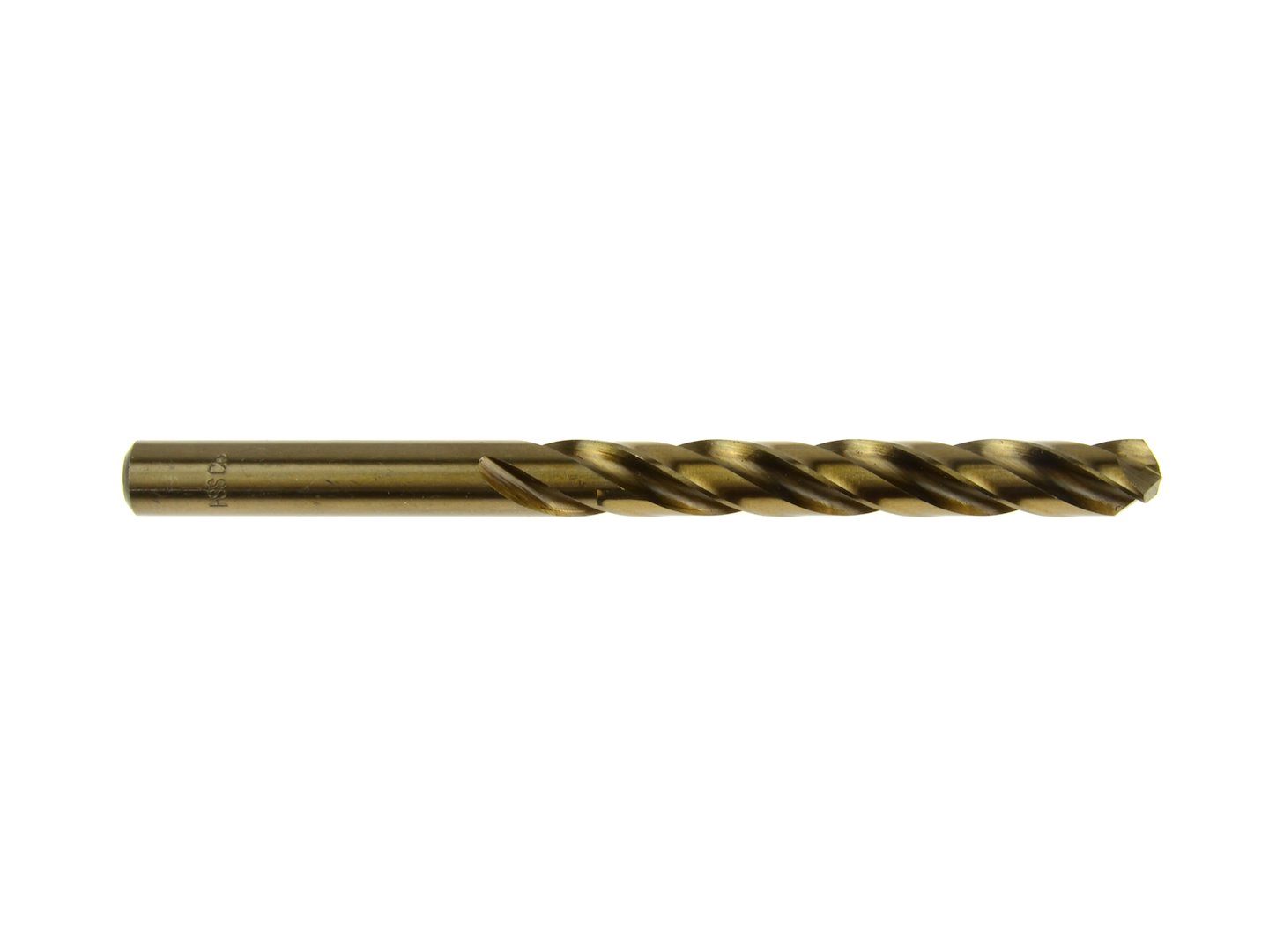 Kobaltový vrták do kovu HSS M35 9 mm – detail ostří a spirály