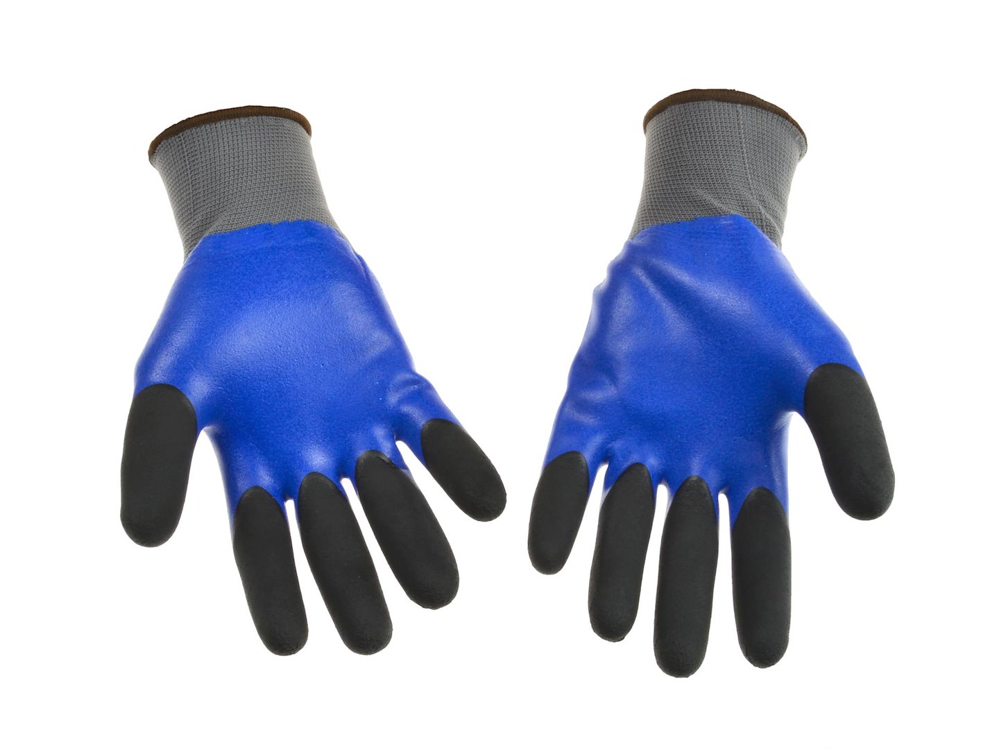 Pracovné ochranné rukavice Geko r.9 – detail dlaní s penovým latexom