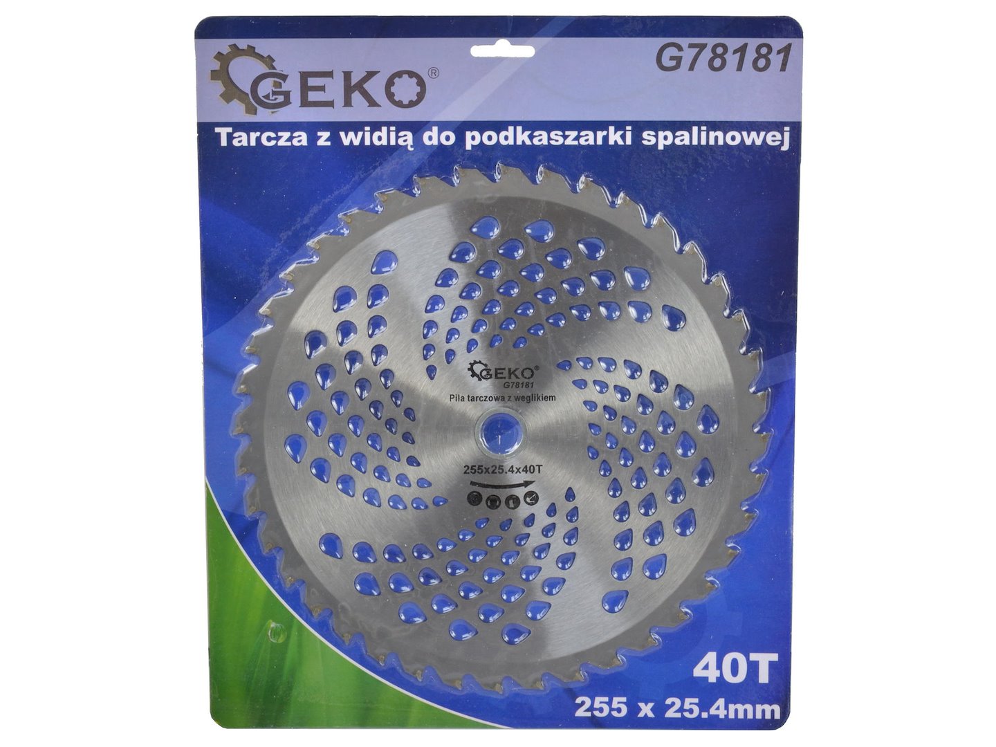 Kotouč s karbidovým ostřím pro benzínovou sekačku 255 x 25,4 mm x 40T (25/50) 3