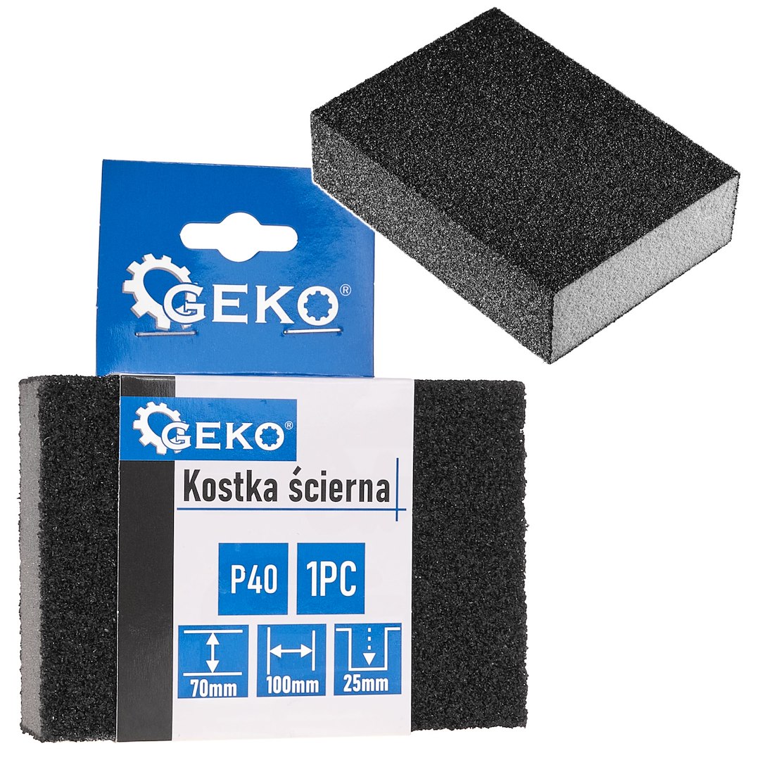 Brusný blok Geko 70x100x25mm P40 – celkový pohled