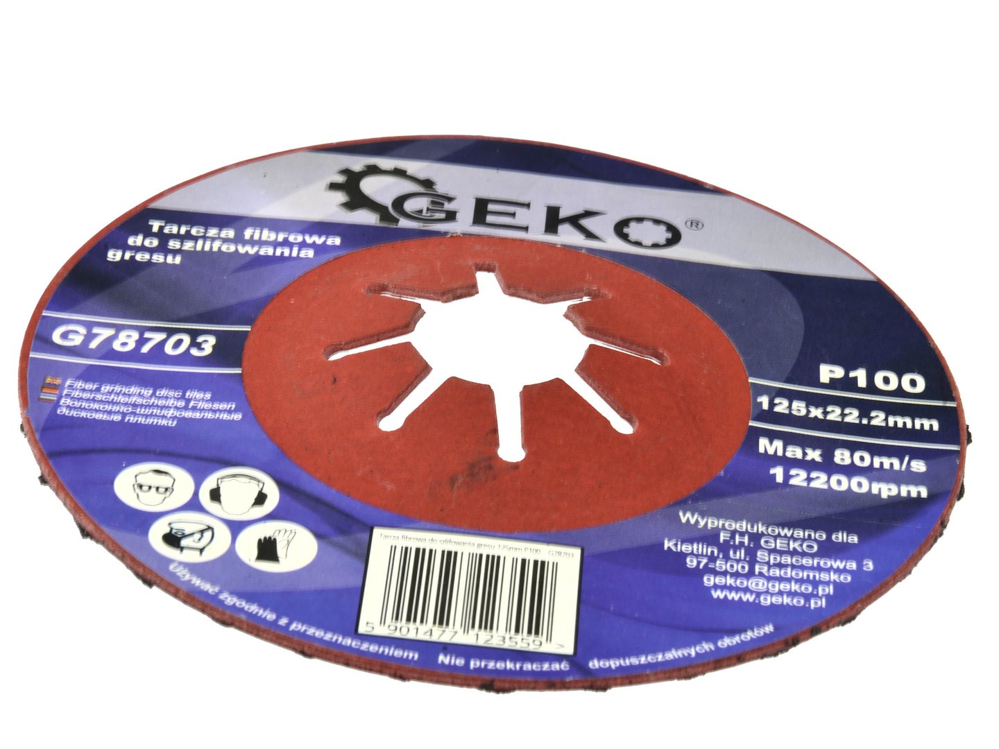 Fibrovoština Geko 125 mm P100 – balení 10 kusů
