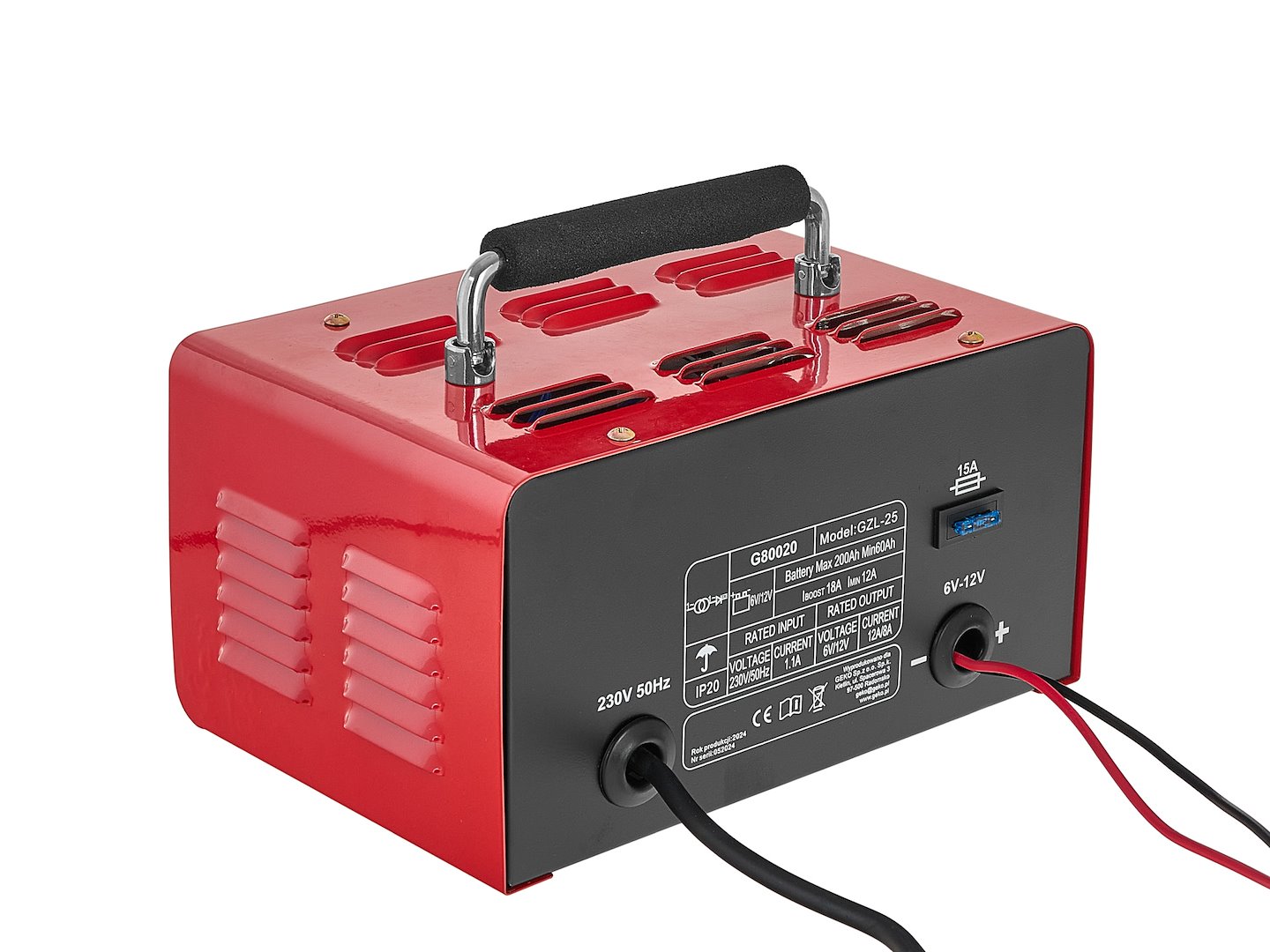 Nabíječka Geko 75 A – detail bezpečnostní elektroniky
